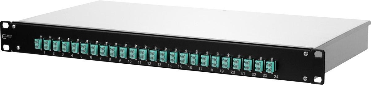 Patchfeld VIK 24xLC-Duplex OM3 schwarz