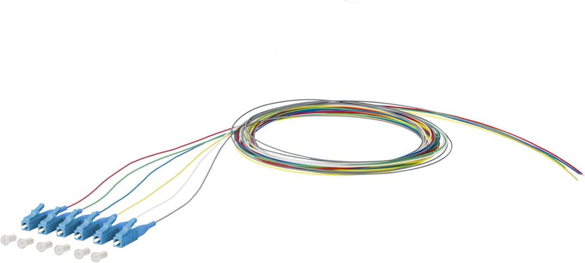Pigtail LC-UPC OS2 6 Farben