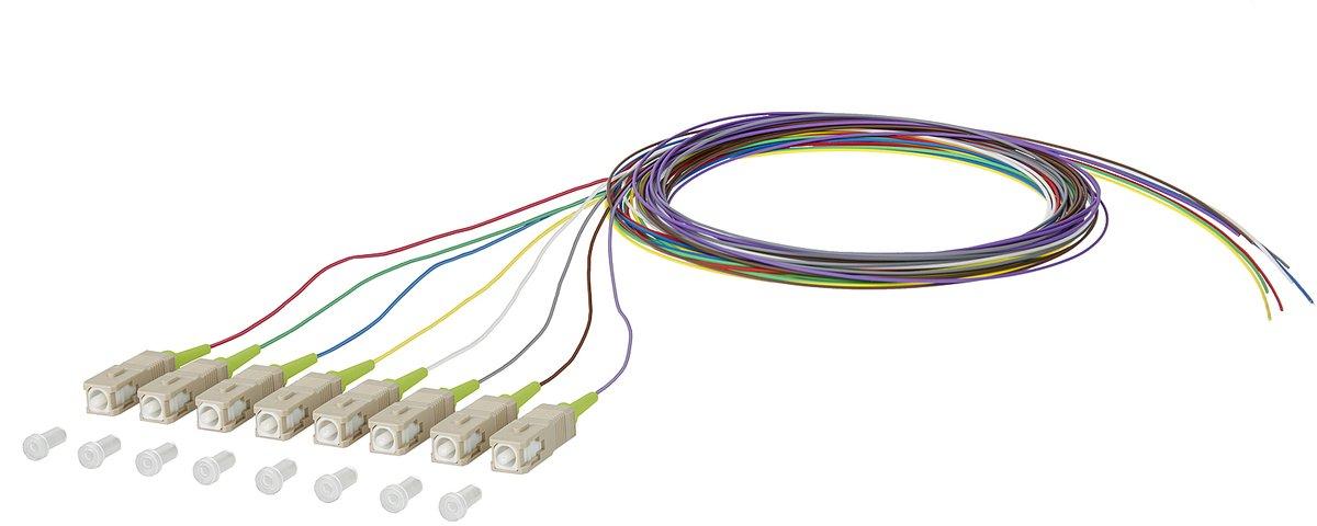 Pigtail SC-PC OM5 8 Farben