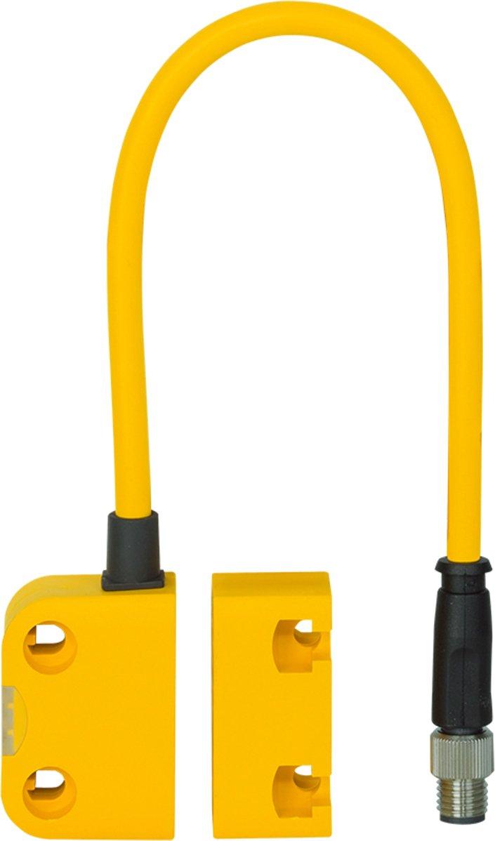 Magnetischer Sicherheitsschalter 2 n/o 4p M8 Stiftstecker rechteckige Bauform