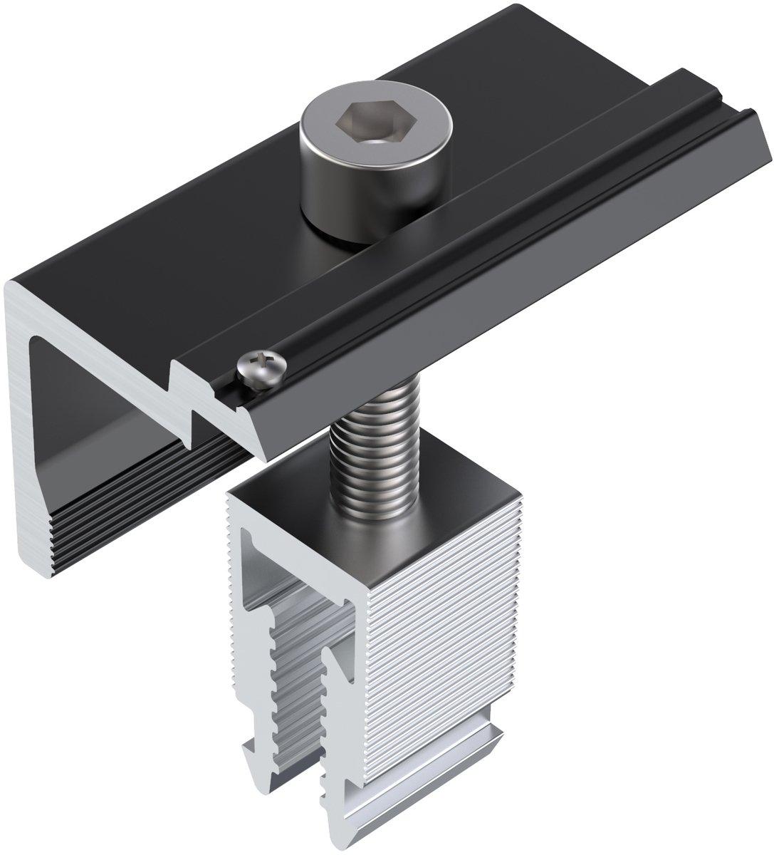 Endklemme Click 30-46 schwarz