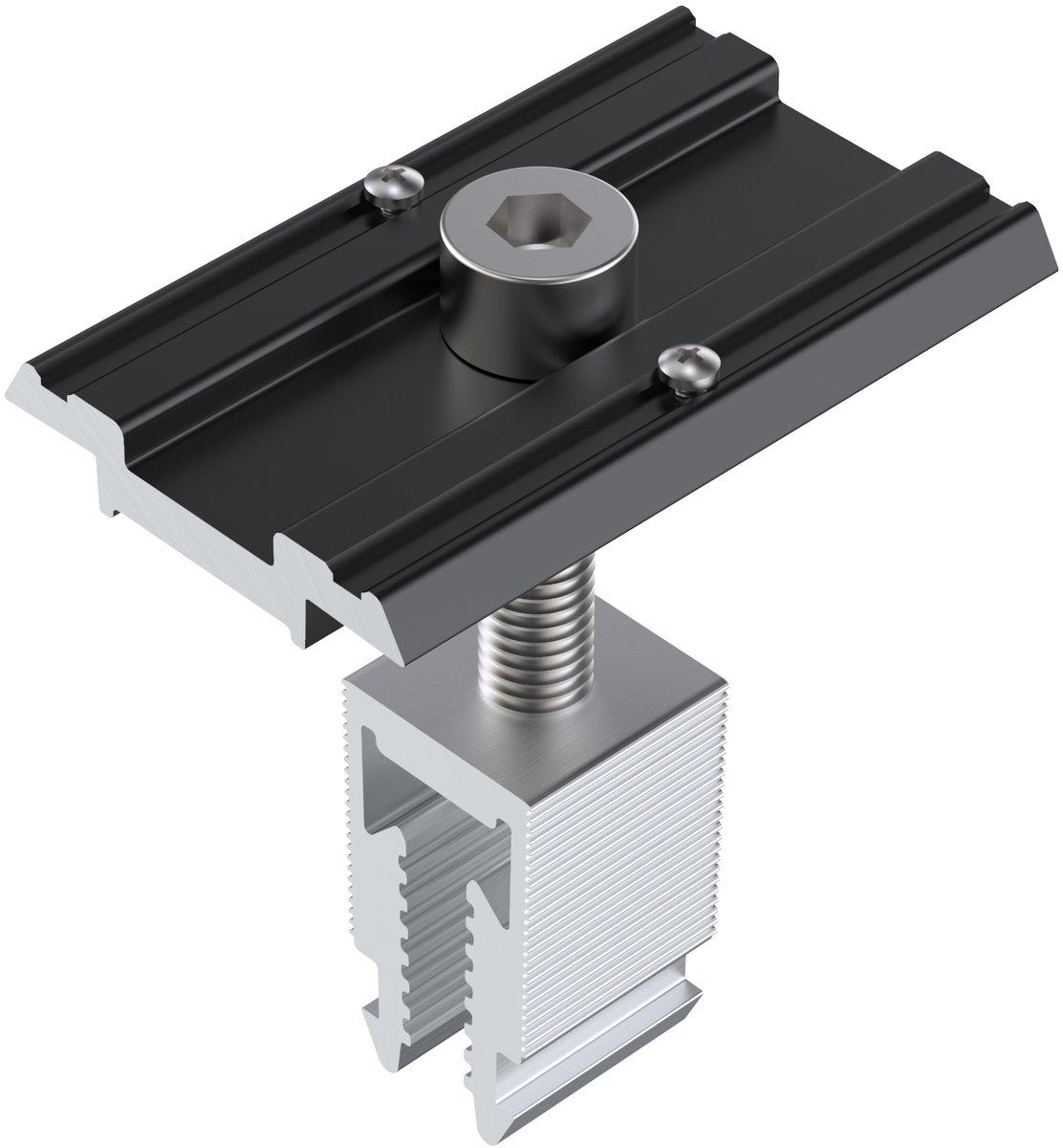 Mittelklemme Click 30-46 schwarz