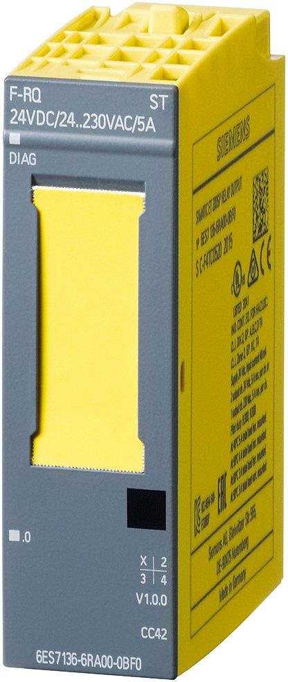 SIPLUS ET 200SP F-RQ 1x24 VDC/24 .. 230 VAC/5 A OT1 RAIL based on 6ES7136-6R..