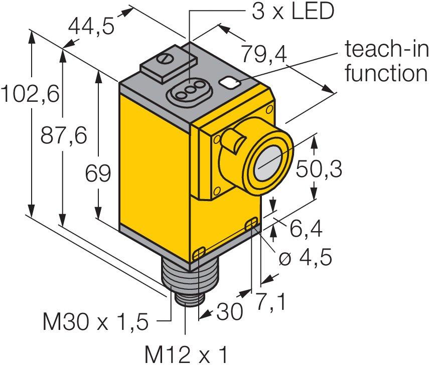 Ultraschallsensor Reflexionstaster mit Analogausgang