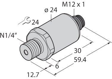 Drucktransmitter mit Stromausgang (2-Leiter)