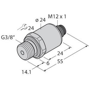 Drucktransmitter mit Stromausgang (2-Leiter)