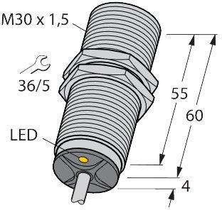 Induktiver Sensor 10-30 VDC