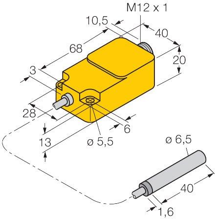 Induktiver Sensor zur Materialerkennung