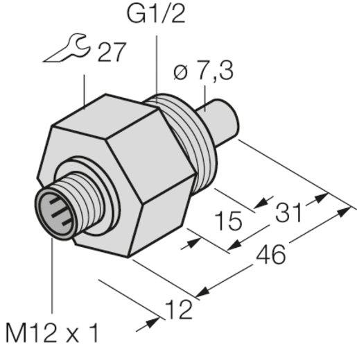 Strömungsüberwachung Eintauchsensor ohne integrierte Auswerteelektronik