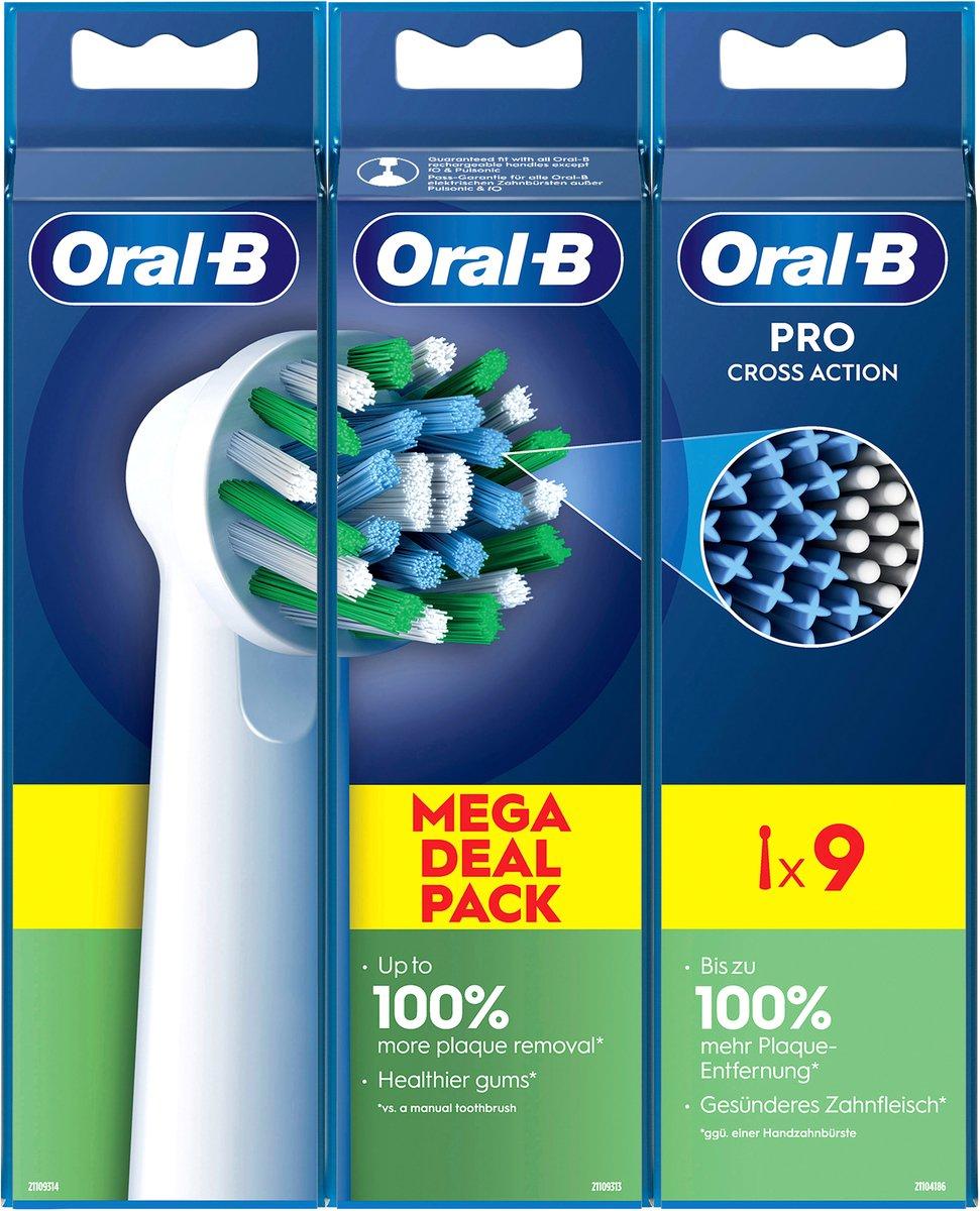 Aufsteckbürsten Oral-B Pro Cross Action 9 Stück weiß