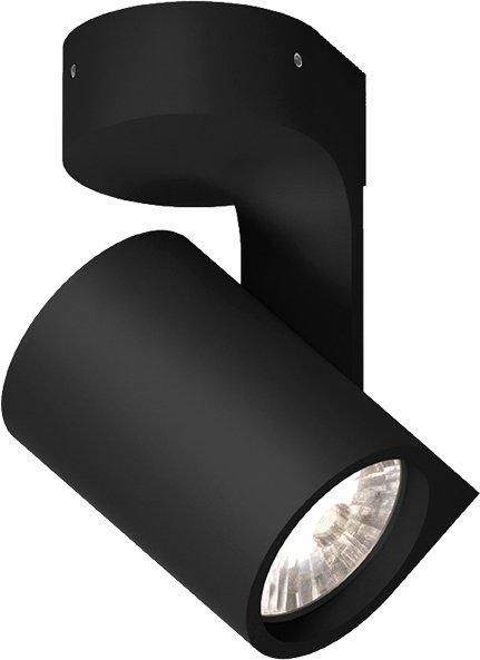 Anbaustrahler SQUBE ON BASE CEILING SURF 1.0 LED 3000K schwarz 6W dimmbar