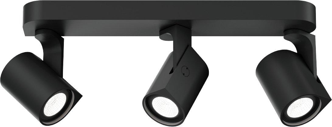 Anbaustrahler SQUBE ON BASE CEILING SURF 3.0 PAR16 schwarz max. 3x12W GU10