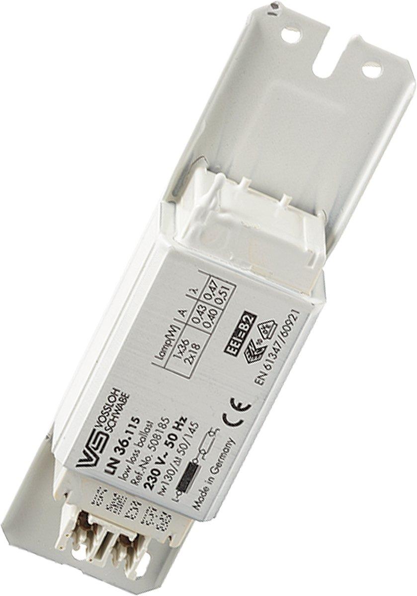 Vorschaltgerät VS 508185 EM Ballast LN36.115 230V-50Hz 1X36W/2X18W