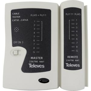 Kabeltester für Daten und Telefonie: Cat5/6 RJ11 RJ12 RJ45 ISDN