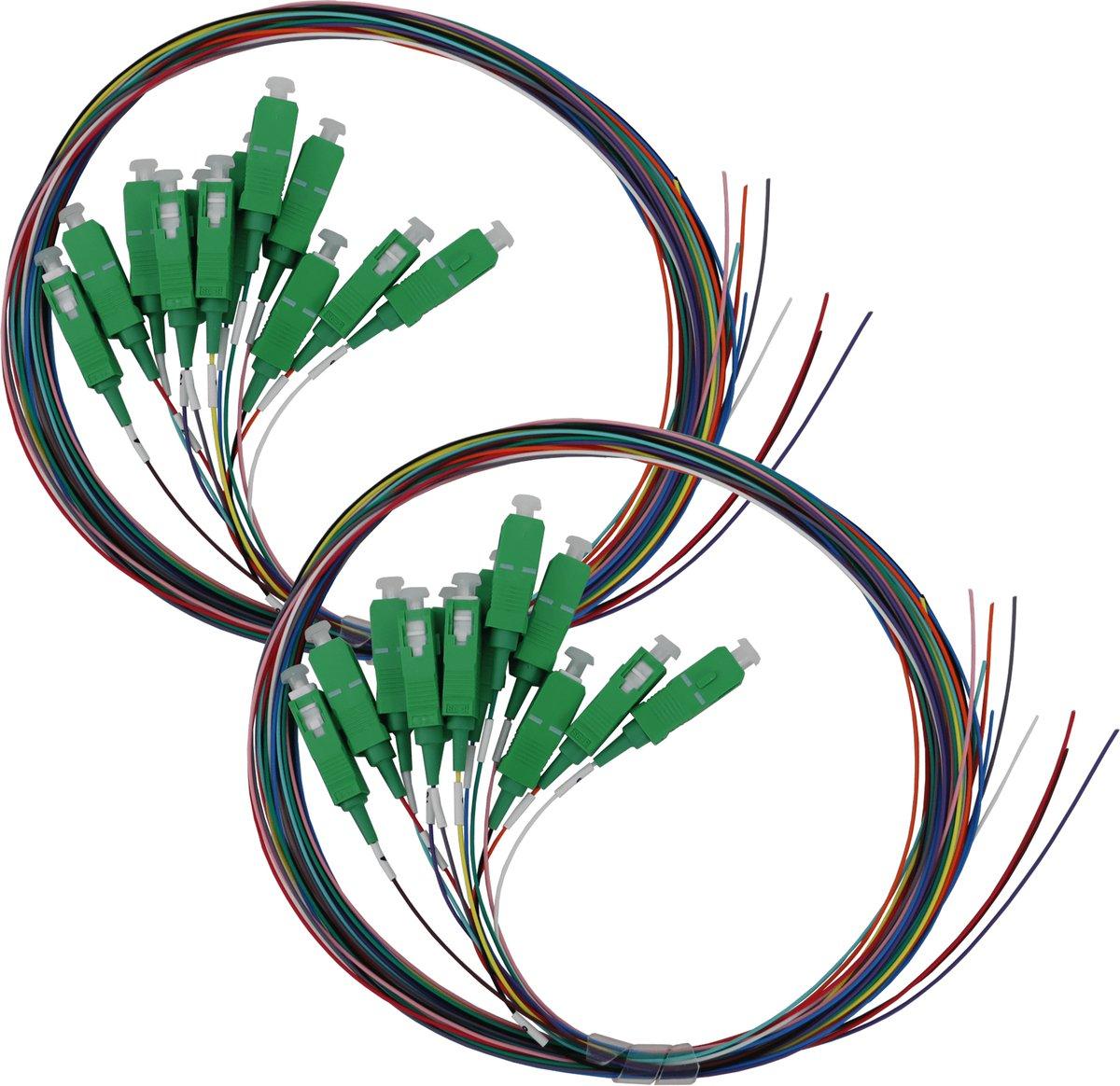 24 Pigtails SC/APC singlemode (SM) LSFH Innenkabel