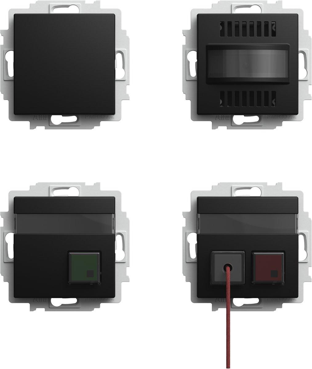 Ruf-Set für Behinderten-WC Busch-Infoline schwarz matt - balance SI
