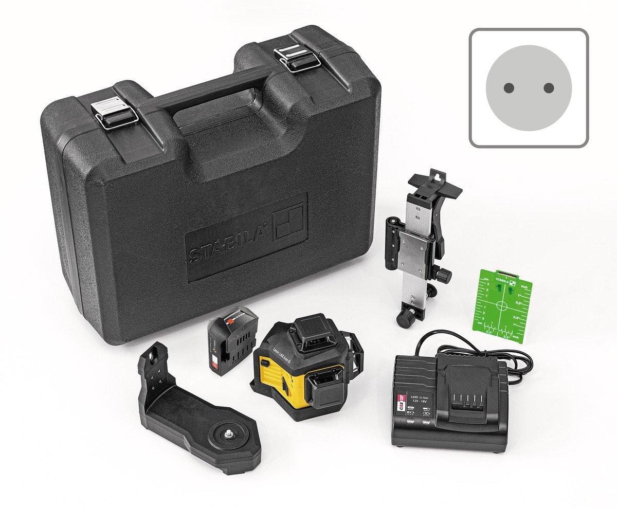 12-V-System Kreuzlinienlaser LAX&nbsp;600 G selbstnivellierend 3&nbsp;x&nbsp;360°
