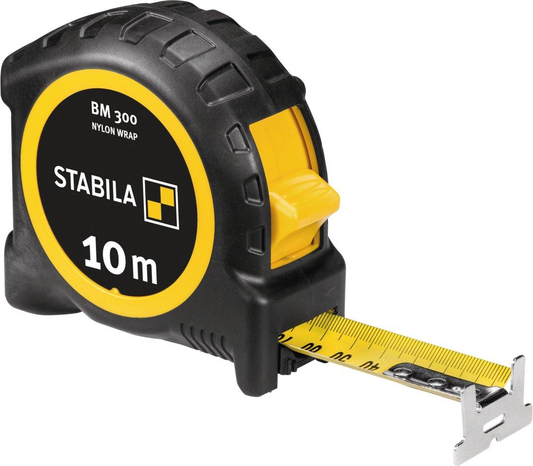 Taschenbandmaß BM 300 10 m Maßband mit doppelseitiger metrischer Skala