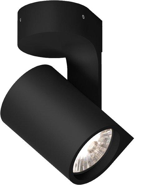 Anbaustrahler SQUBE ON BASE CEILING SURF 1.0 LED 1800-3000K schwarz 6W dimmbar