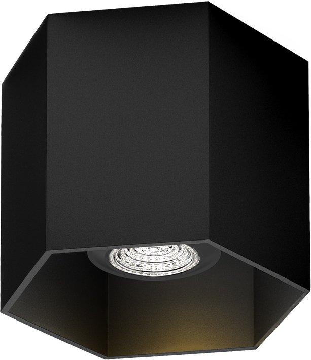 Anbaudownlight HEXO CEILING SURF 1.0 PAR16 schwarz max. 12W GU10