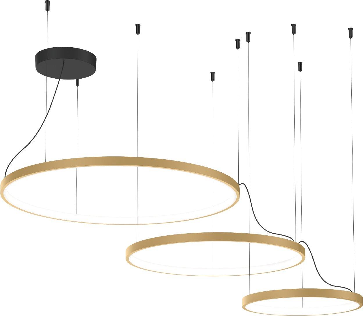 Pendelleuchte KUJO CEILING SUSPENDED 3.2.1 LED 2700K champagner 58W dimmbar