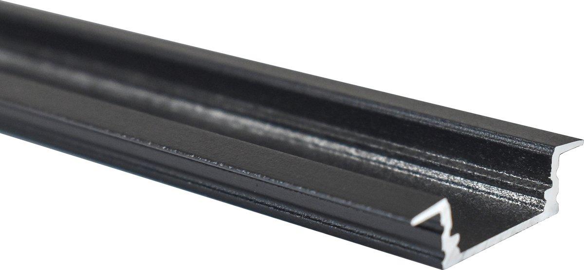 BLine P-S-IN01 LED-Einbauprofil Alu schwarz 12W/m B25 x H6,8 x L2000 mm