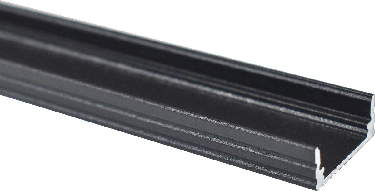 BLine P-S-ON01 LED-Aufbauprofil Alu schwarz 12W/m B17 x H6,8 x L2000 mm