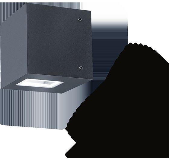AXYL GILD Wandleuchte 16W 1517lm 3000K anthrazit RD
