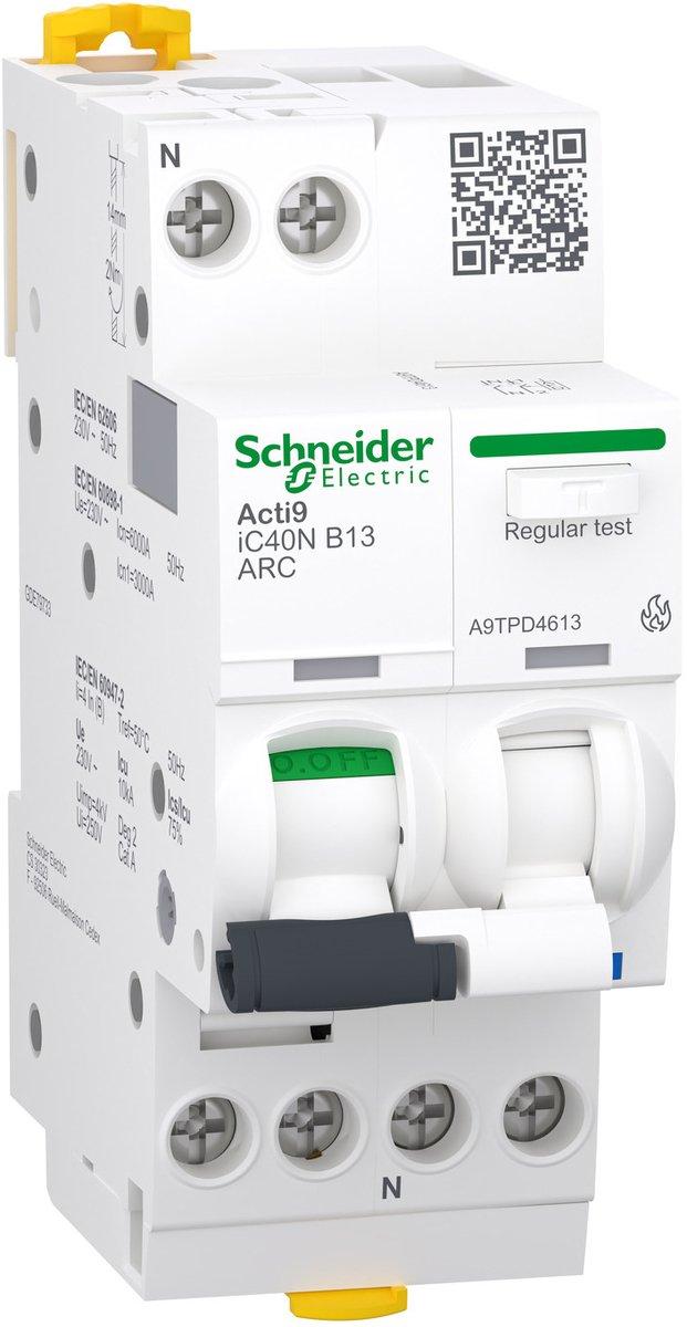 Acti9 iC40N ARC AFDD (Brandschutzsch.) + LS-Schalter 1P+N 13A B-Char. 6000A