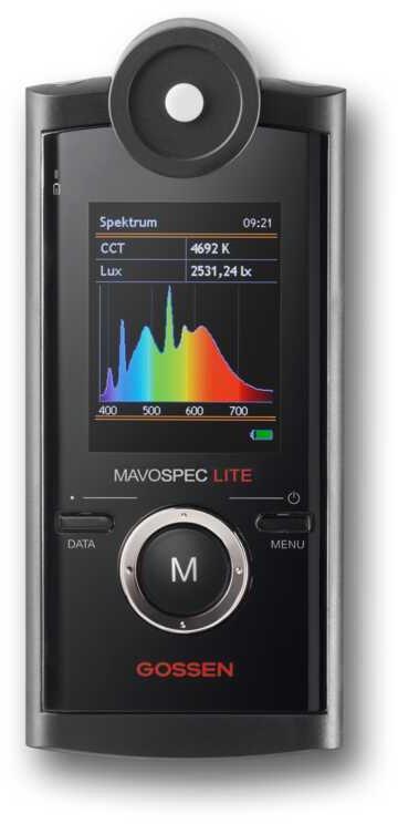 Spektrometer für den Praktiker mit LUX CCT CRI