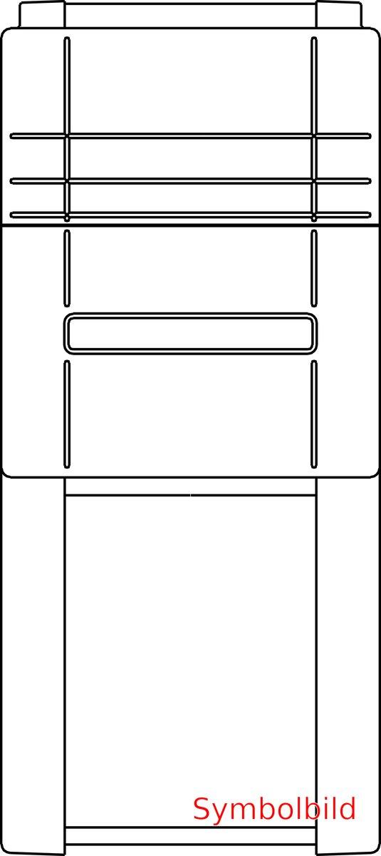 Sockel S3-M 950/180 RAL 7032 Baupaket