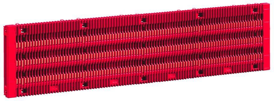 RiLineX Board 800 A 3-polig 60 mm inkl. Sammelschienen 30x10 mm B: 905 mm