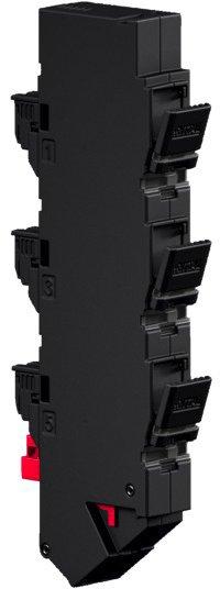 Reitersicherungselement 63 A 3-polig D02-E18 LED B: 27 mm
