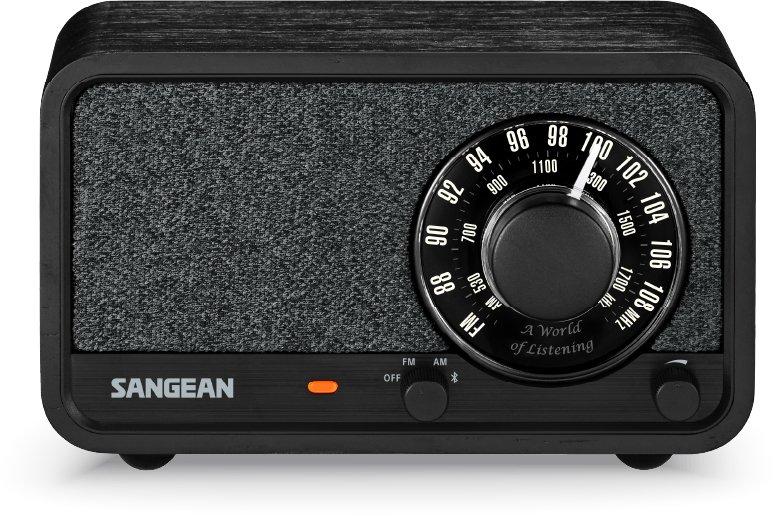 Holzgehäuse Radio Bluetooht AM FM schwarz