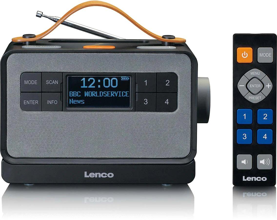 Tragbares UKW/DAB+ Radio mit großen Tasten und "Easy Mode" Funktion schwarz