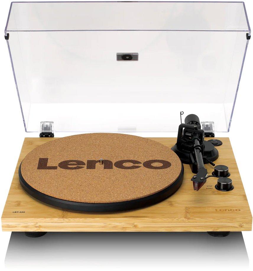 Plattenspieler mit Bluetooth-Übertragung Bambus