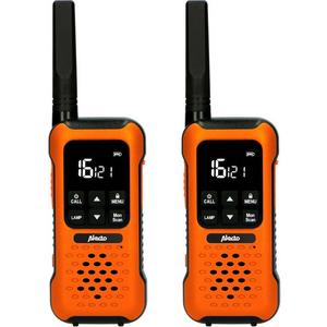 Robustes Funkgerät Reichweite von bis zu 10 Kilometern Orange/Schwarz
