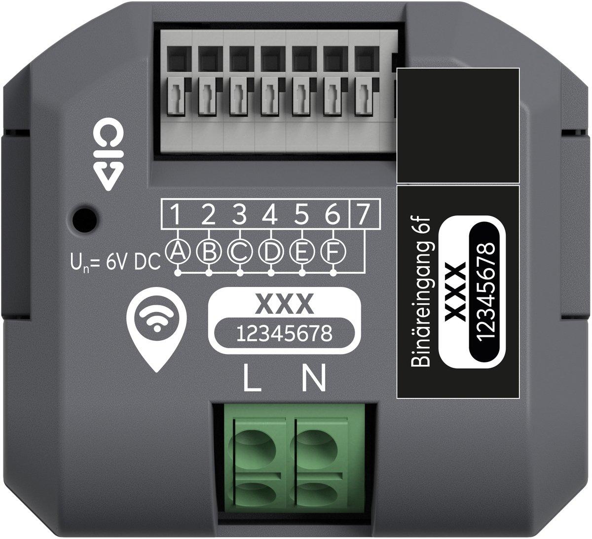 Binäreingang 6-fach UP - Busch freee@home wireless