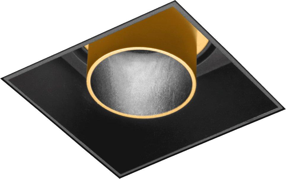 Deckeneinbauleuchte SNEAK TRIMLESS CEILING REC 1.0 LED 1800-3000K schwarz + Gold