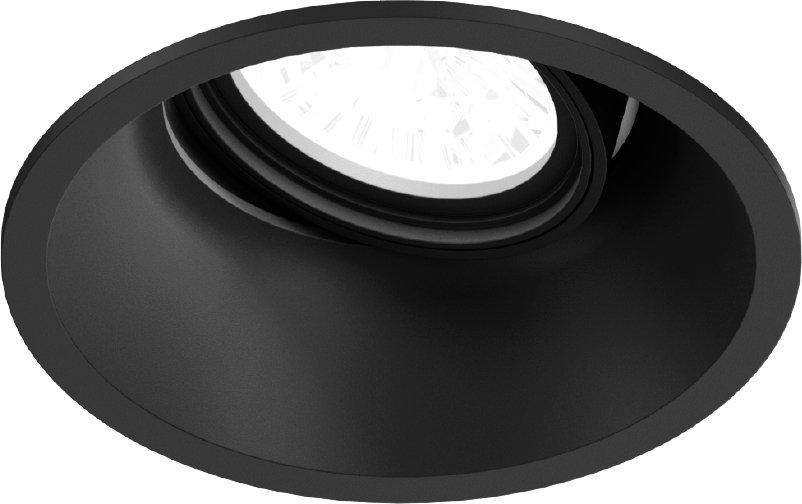 Deckeneinbaudownlight DEEP ADJUST C. REC 1.0 LED 1800-3000K Blattfedern schwarz
