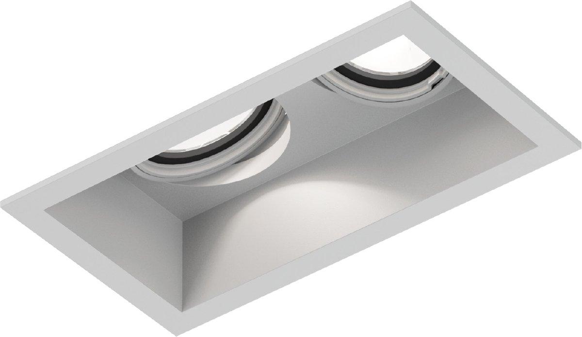 Deckeneinbaudownlight PLANO CEILING REC 2.0 LED 1800-3000K Drahtfedern alu weiß