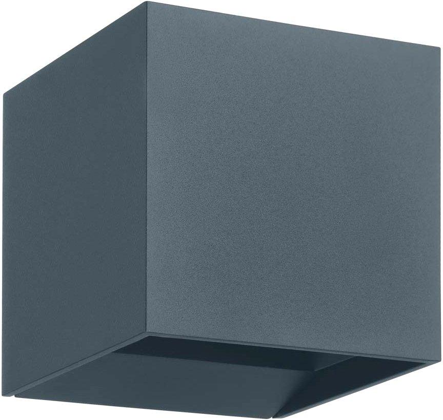 Wandleuchte CALPINO PRO 2x3,3W 740 lm anthrazit 4000K IP65 dimmbar