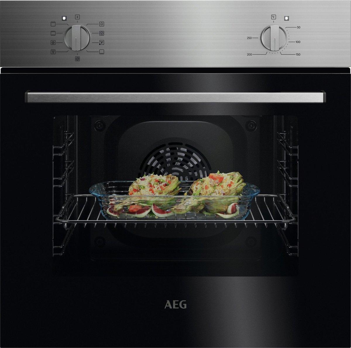 Einbaubackofen Edelstahl mit Antifingerprint