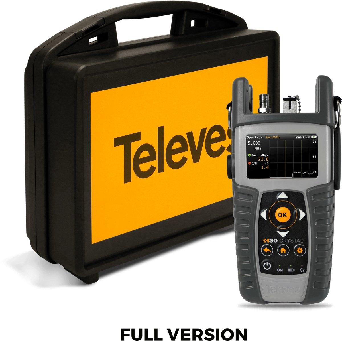 H30Crystal mit Vollausstattung IPTV WIFI - Analyzer HEVC 265 + Koffer