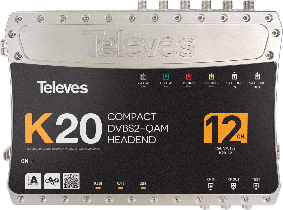 K20 - Kompaktkopfstelle 12 Transponder DVB-S2 in QAM