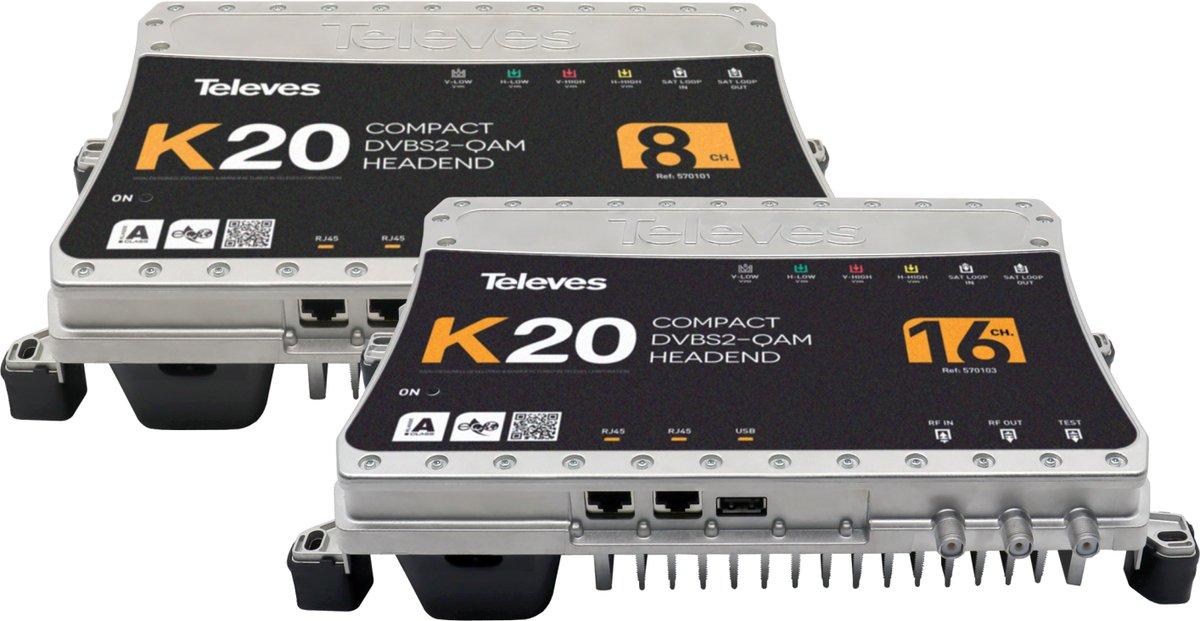 K20 - Kompaktkopfstelle 20 Transponder DVB-S2 in QAM