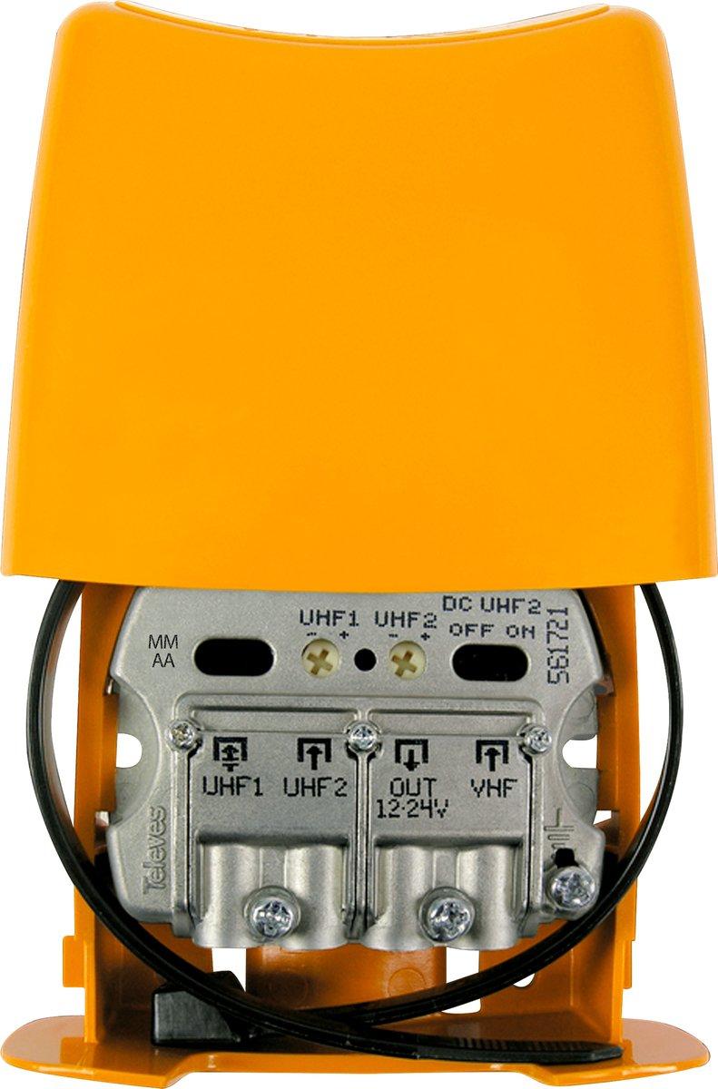 Terr. Mastverstärker UKW-VHF -1,5dB / UHF1 27dB / UHF2 27dB