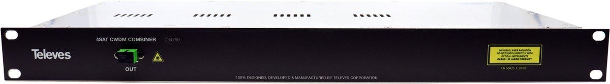 Wellenlängen-Multiplex CWDM 4E/1A + Netzteil