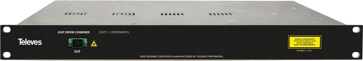 Wellenlängen-Multiplex DWDM 4E/1A + Netzteil