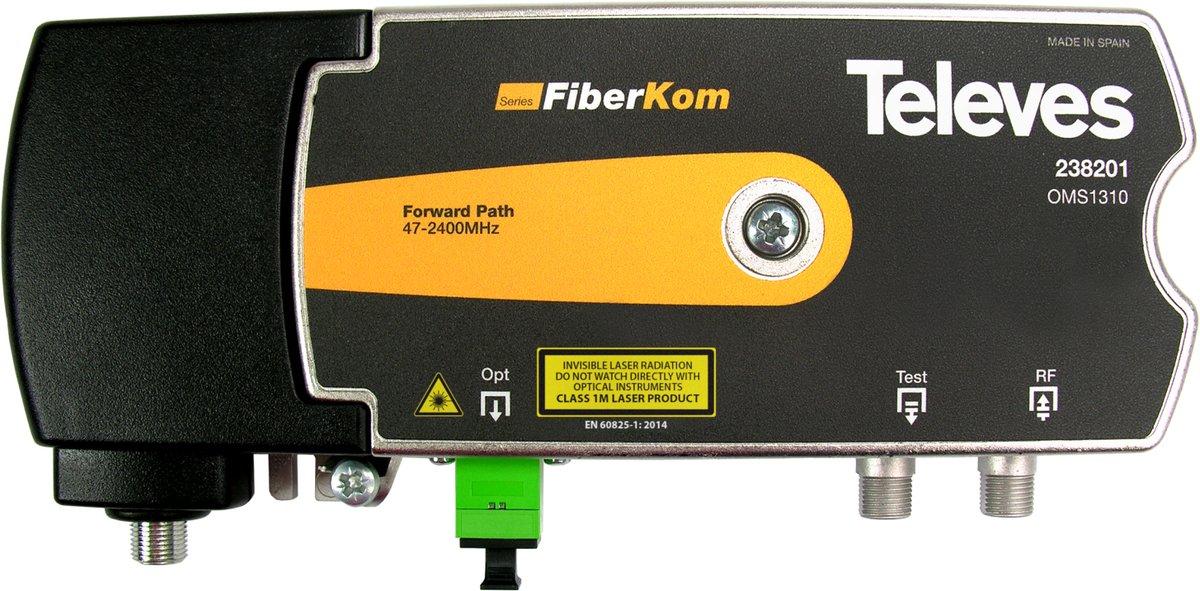 FiberKom optischer - Sender 3 dB 1310nm 54-2150 MHz